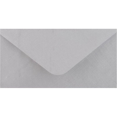 Paper Design Obálka DL metalická s ražbou - stříbrná 190685