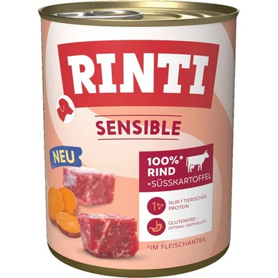 Rinti Sensible hovädzie & sladký zemiak 800 g