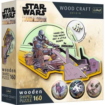 Trefl - Puzzle Star Wars The Mandalorian: Reunite wooden - 160 piese