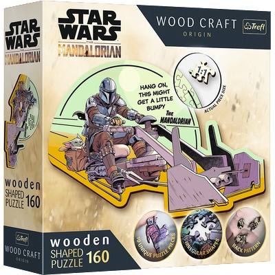 Trefl - Puzzle Star Wars The Mandalorian: Reunite wooden - 160 piese
