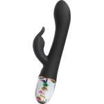Loviss Flora Garden Rabbit Vibrator Black