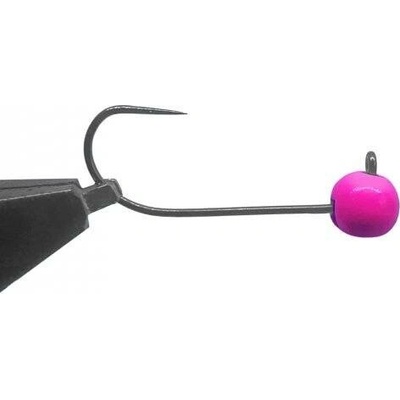 Jigovky.cz jigové hlavičky Wolframové HD Barbless Pink vel.2 2g 5 ks