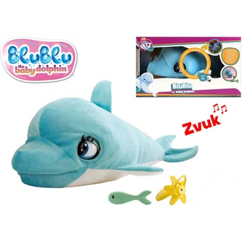 IMC Toys Blu Blu interaktívny plyšový delfín