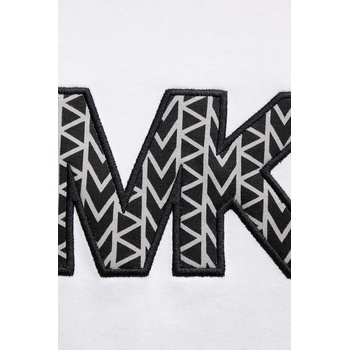 Michael Kors Памучна тениска Michael Kors в бяло с апликация CT552LN1V2 (CT552LN1V2)