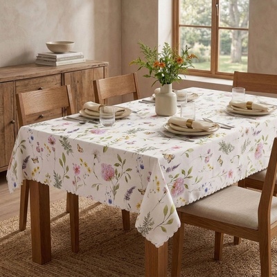 Forbyt Nešpinivý teflonový látkový ubrus 25366 102 ZAHRADA zelený 120x155cm obdélník