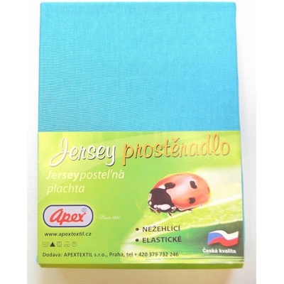 Apex jersey prostěradlo Tyrkys 180x200