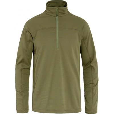 Fjällräven Мъжки поларен пуловер Fjällräven Abisko Lite Fleece Half Zip Fleece jumper - Green - размер XL (005-4305-0315)