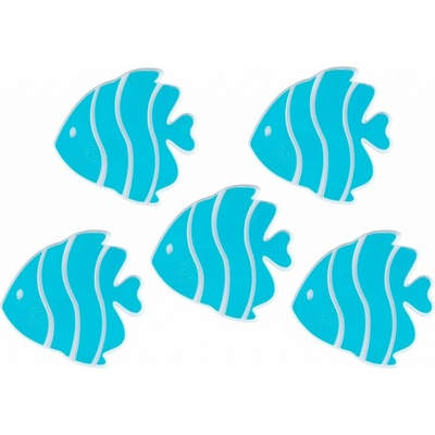 Wenko Protišmykové podložky do vane Fish, 5 ks