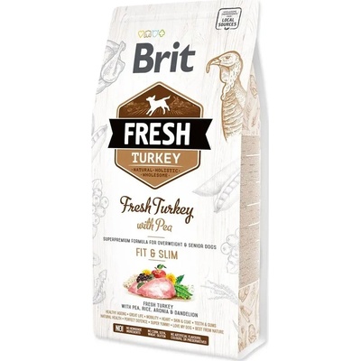 Brit Fresh Turkey with Pea Adult Fit & Slim 2,5 kg