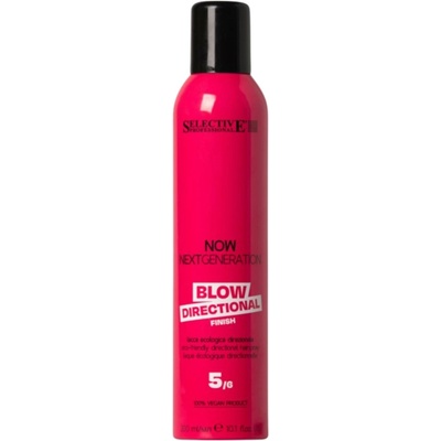 Ekologický lak na vlasy bez plynu se silnou fixací Selective Professional Now Next Generation Blow Directional Finish 300 ml
