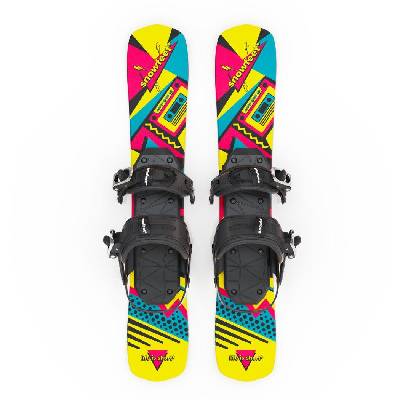 SNOWFEET Krátké lyže Snowfeet Skiblades 65 | Snowboardové vázání 65cm 24/25