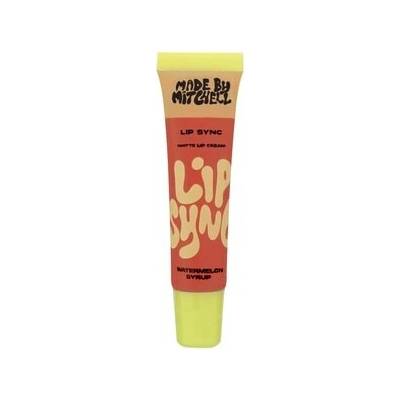Made By Mitchell Lip Sync tekutá rtěnka hnědá 15 ml