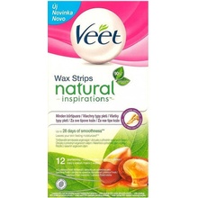 Veet Natural Inspirations voskové pásiky na tvár 20 ks