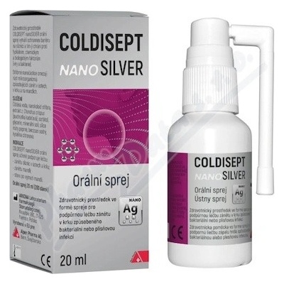 Coldisept nanoSilver orální sprej 20 ml – Zboží Mobilmania