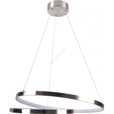 Polux Led Пендел zefira led/40w/230v 4000k Ø 50 см хром (sa2182)