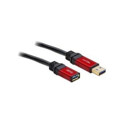 Delock 82755 USB 3.0 prodlužovací, 5m, červený/černý