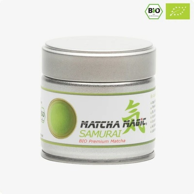 MatchaMagic BIO matcha čaj Samurai prémiová kvalita 30 g