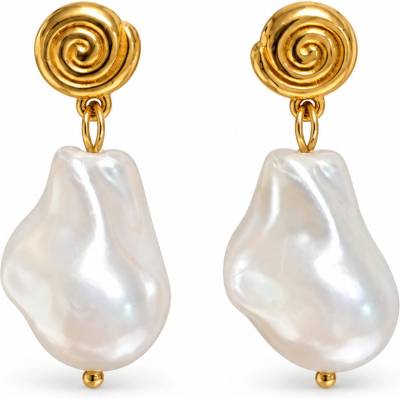 Olivie Náušnice PERLA GOLD 10202