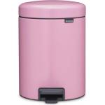 Brabantia Кош за боклук с педал Brabantia NewIcon 1010439, 5 л, Леко затваряне, Противоплъзгаща основа, Розов (1010439)