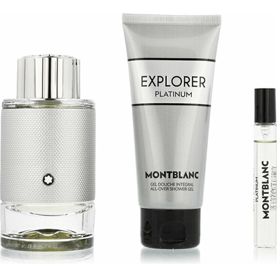 Montblanc Explorer Platinum EDP 100 ml + sprchový gel 100 ml + EDP 7,5 ml