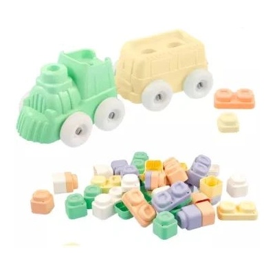 Mochtoys Play&Squish - 24 части, с влакче