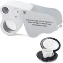 Verk 09110 Skladacia mineralogická lupa LED 30x/60x