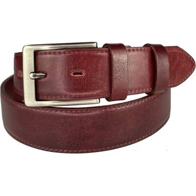 Penny Belts pánský kožený opasek 35-020-4-95 bordó