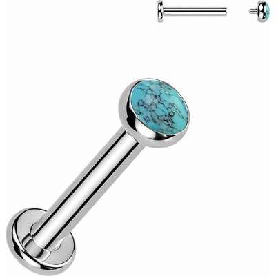 MARRE Piercing do brady abreta Tyrkys TITAN (1,2 x 6 mm) TIT1705-1206