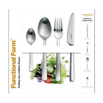 Fiskars Functional Form Súprava príborov 24 ks matné 1071624