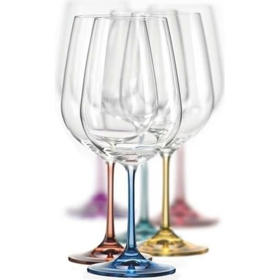 Bohemia Crystal Sklenice na červené víno Spectrum 6 x 550 ml