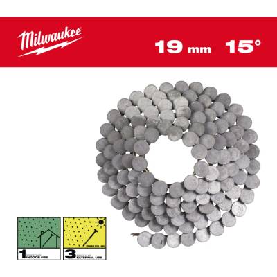 MILWAUKEE Hřebíky 15° prstencové 3,05x19 mm /RS/HDG-2880 4932499319