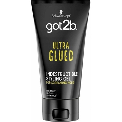Schwarzkopf got2b Ultra Glued Extreme Hold Hair Styling Gel - 150 ml