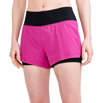 Craft ADV Essence 2v1 šortky dámské růžová