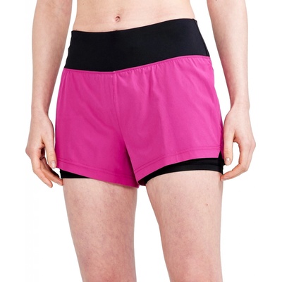 Craft ADV Essence 2v1 šortky dámské růžová