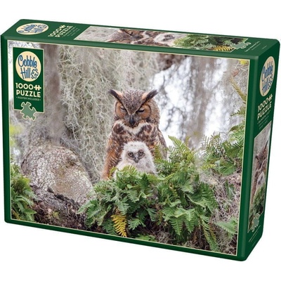 Cobble Hill Great Horned Owl 1000 dielov