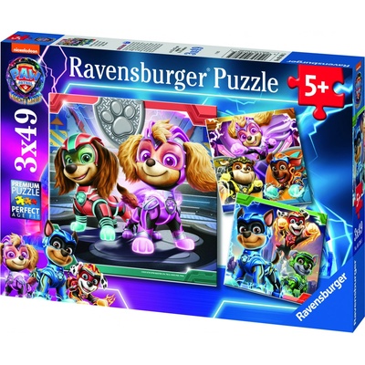Ravensburger Tlapková patrola ve velkofilmu 3x49 dílků