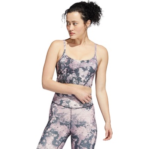 ADIDAS Спортен сутиен Yoga Light Support Long Line AOP (HB9939)