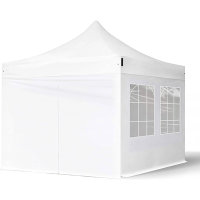 Hawaj Nůžkový stan 3x3 m s bočnicemi bilý