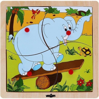 Woodyland Пъзел Woody - Слонче (93017-elephant)