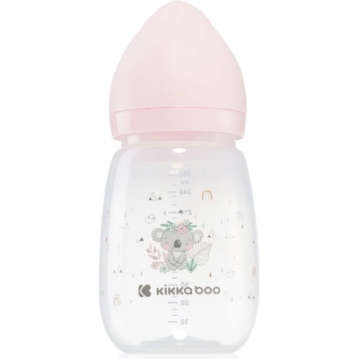 KikkaBoo kojenecká láhev Savanna Pink 260ml