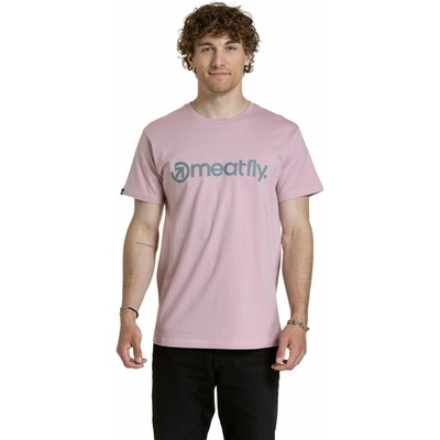 Meatfly мъжка тениска MF Logo Mulberry Meatfly | Rozov | МЪЖЕ | S