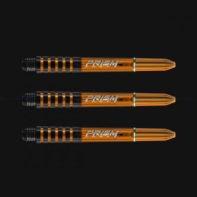 Winmau Prism force plastové dlhé oranžové
