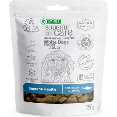 Superior Care Nature's Protection White Dogs Snack Immunity 150 g