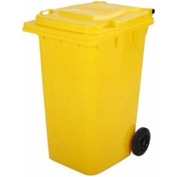 Max C24Y Popolnice 240 L žltá s kolieskami