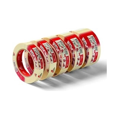 Schuller Eh Lepící páska, RED CORE, maskovací, klar, žlutá, 30 mm x 50m