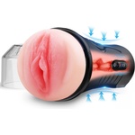 SuperLove Realistic Squeezable Vibrating Pussy Masturbator
