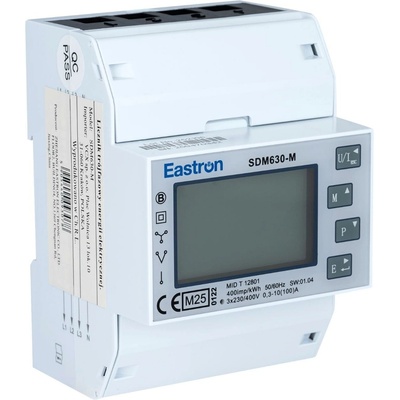 VCX Trojfázový elektromer SDM 630 MODBUS V3
