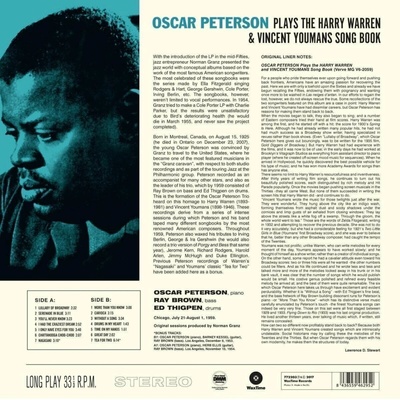 PETERSON OSCAR: PLAYS THE HARRY WARREN LP
