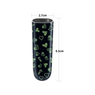 Lovetoy Rechargeable Glow-in-the-Dark Heart Massager