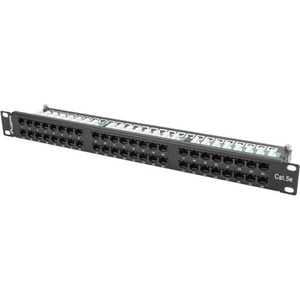 Lanberg patch panel 48 port 1U CAT (PPU5-1048-B)